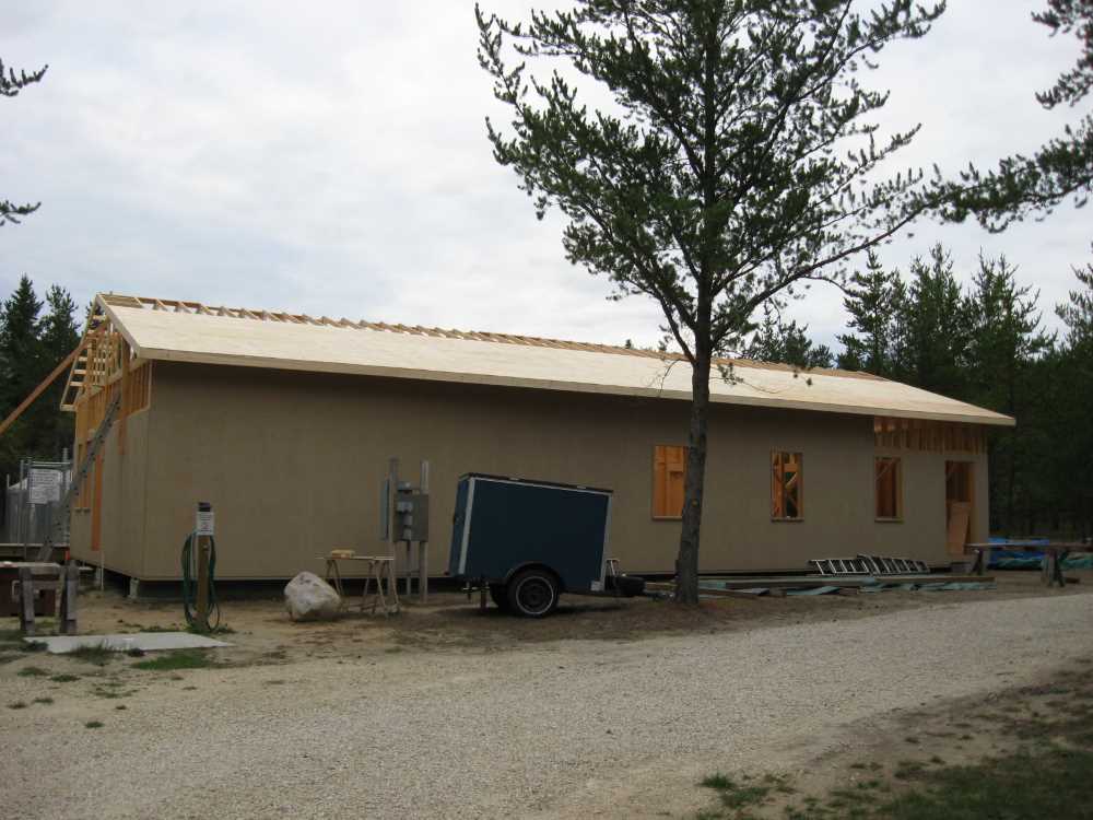 Naturist Legacy History: Gallery 43/01...Roof sheathing and metal roofing