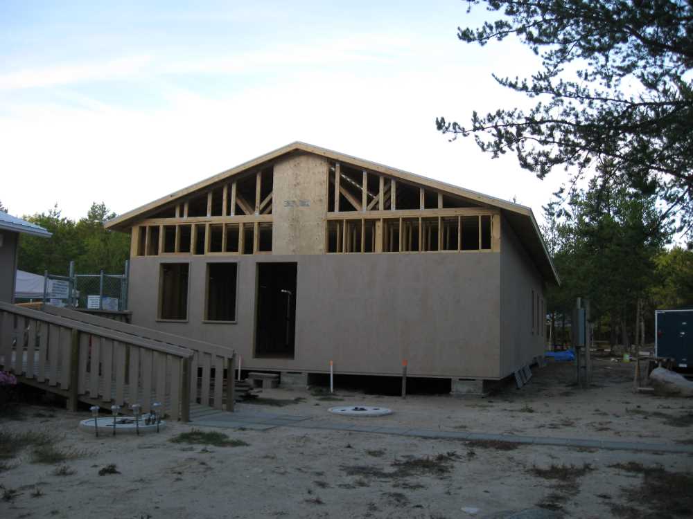 Naturist Legacy History: Gallery 43/12...Roof sheathing and metal roofing