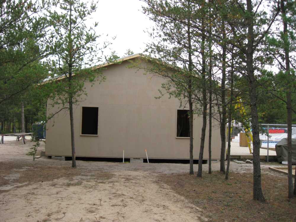 Naturist Legacy History: Gallery 43/14...Roof sheathing and metal roofing