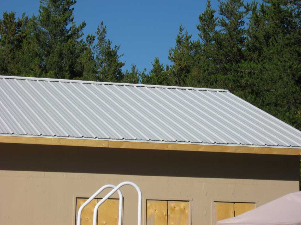 Naturist Legacy History: Gallery 43/18...Roof sheathing and metal roofing