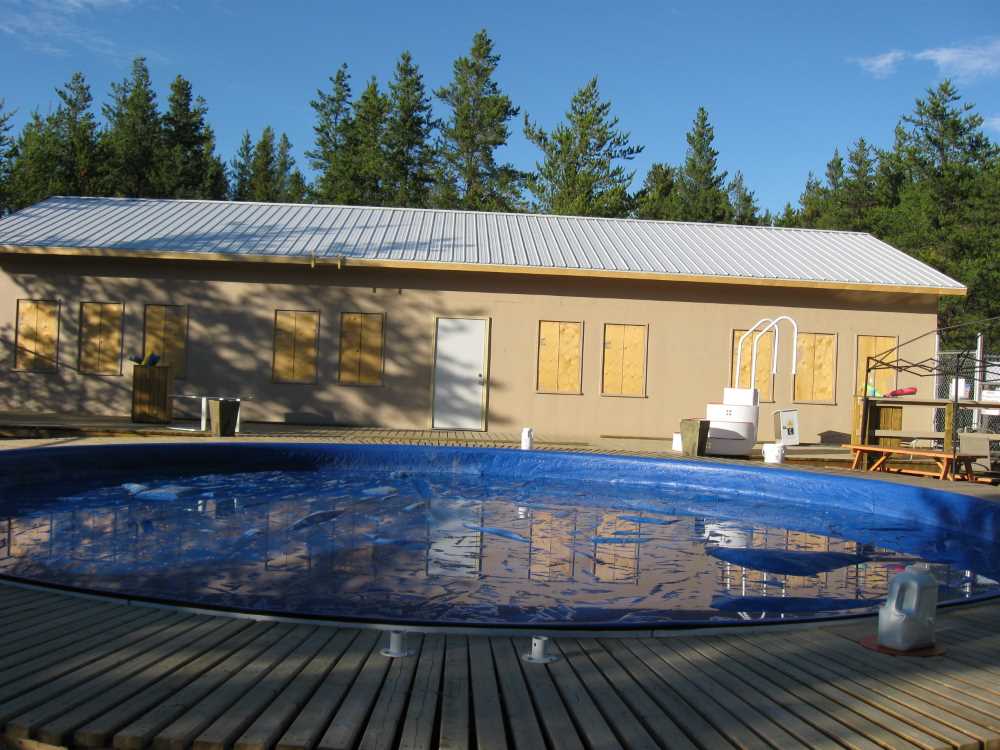 Naturist Legacy History: Gallery 44/02...Doors, windows, soffit installed