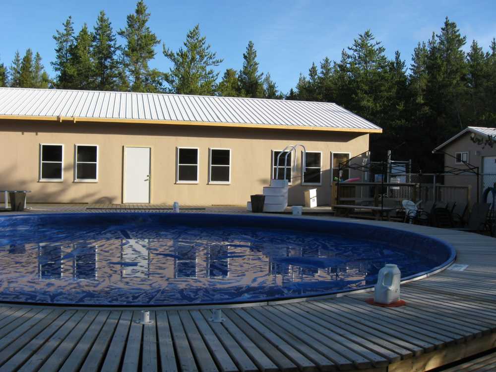 Naturist Legacy History: Gallery 44/04...Doors, windows, soffit installed