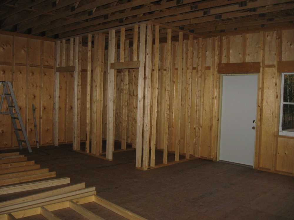 Naturist Legacy History: Gallery 45/02...Interior walls framed, decks built