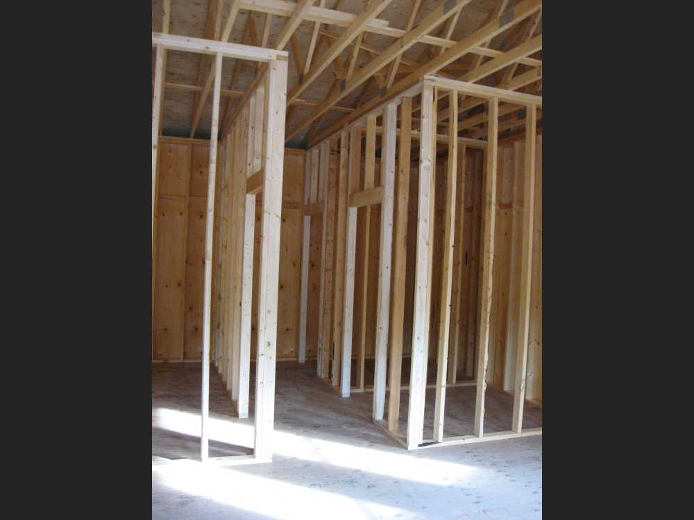 Naturist Legacy History: Gallery 45/06...Interior walls framed, decks built