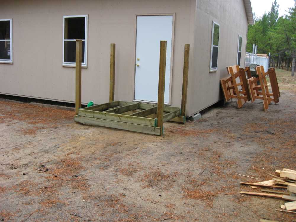 Naturist Legacy History: Gallery 45/10...Interior walls framed, decks built