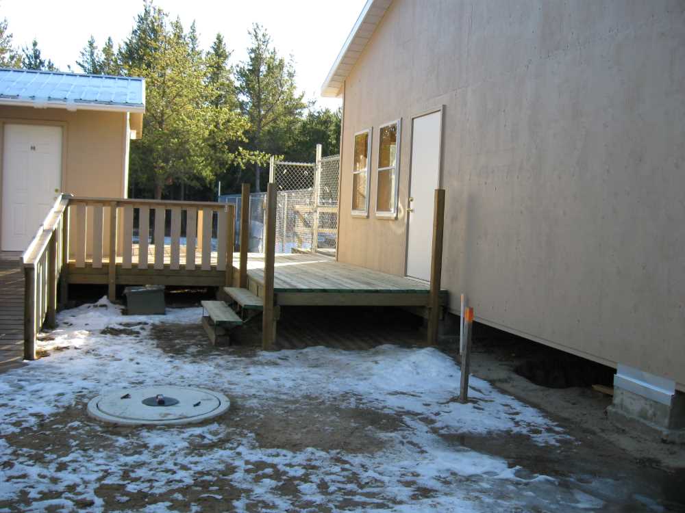 Naturist Legacy History: Gallery 45/19...Interior walls framed, decks built