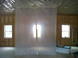 Naturist Legacy History: Gallery 48/02...Insulation, vapour barrier, drywall
