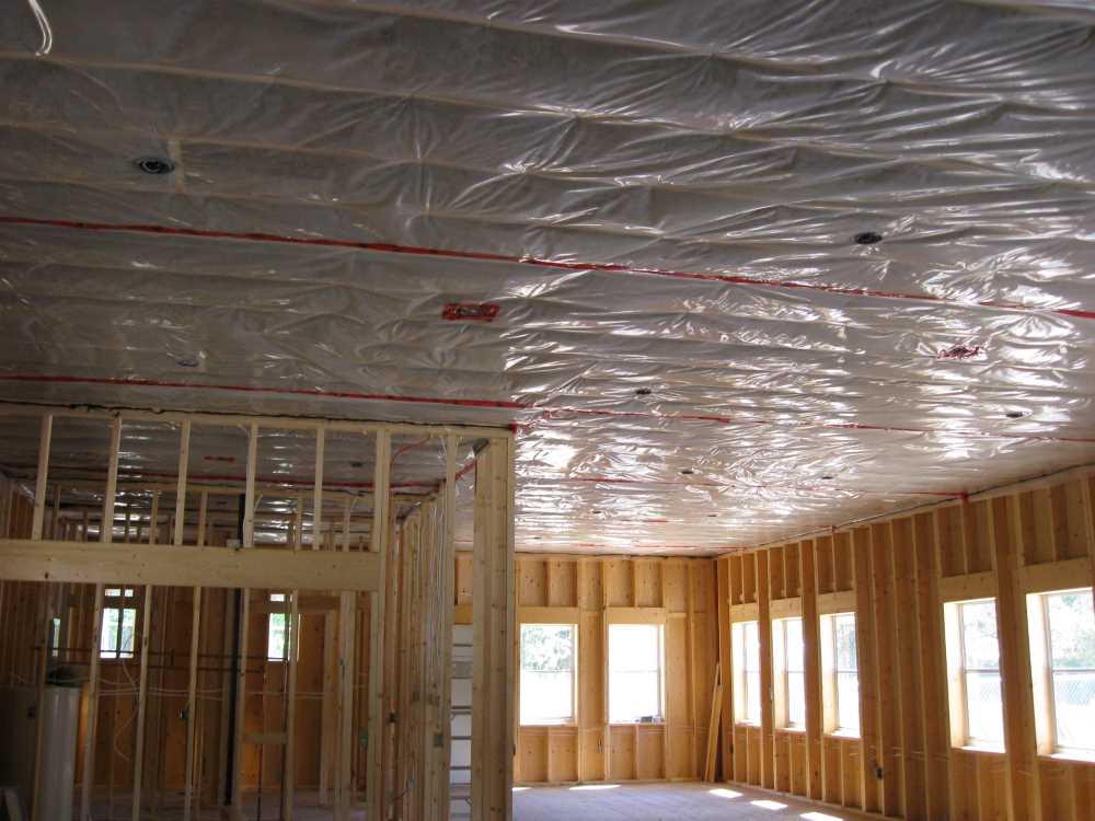 Naturist Legacy History: Gallery 48/03...Insulation, vapour barrier, drywall